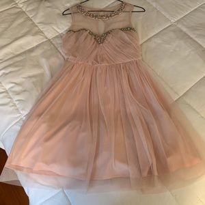 As U Wish- Pink Tulle Dress